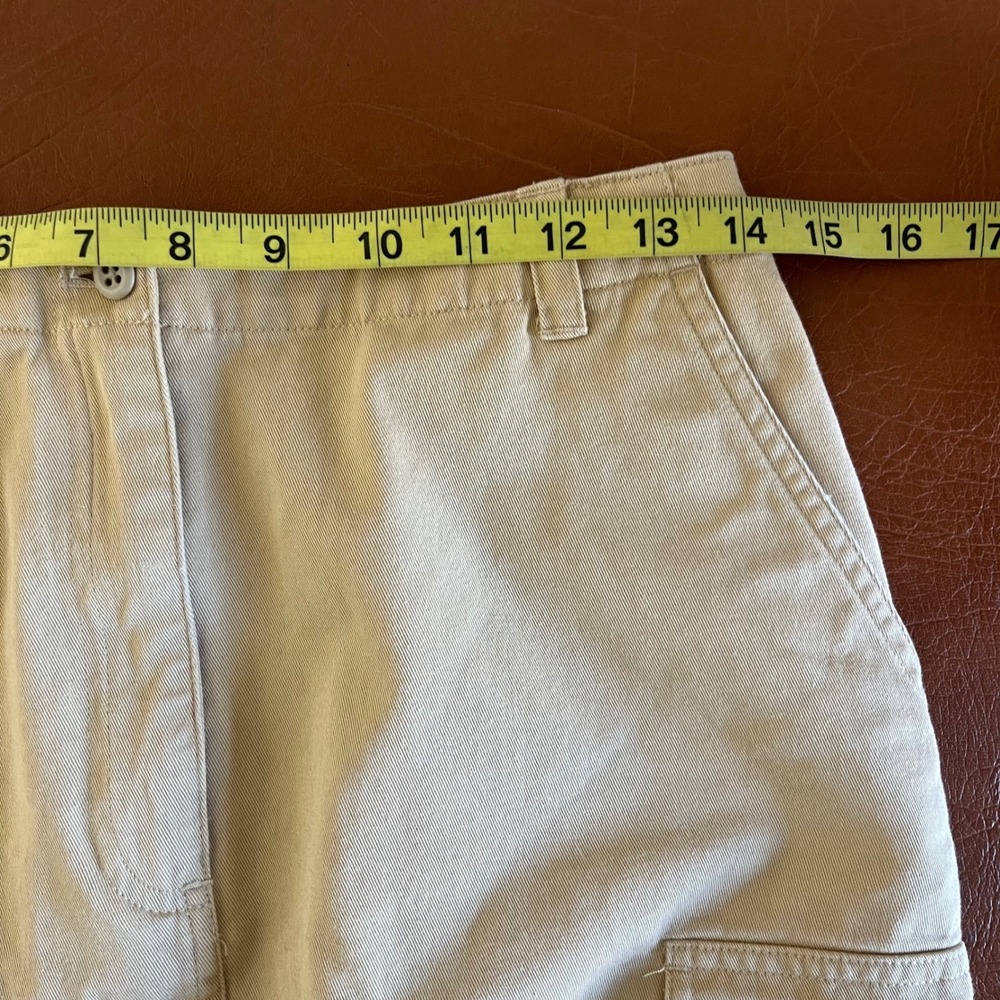 Lauren Ralph Lauren Cargo Mini Skirt Khaki Utility Casual Size 4 - Picture 6 of 7